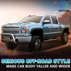 Fender Flares 4PCS for Ram 2500/3500 2010-2018 Black Paintable Matte Textured