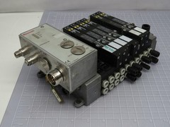 REXROTH IP 65 R480213682 R 480 213 682 SOLENOID VALVE SYSTEM 24 VDC 10 BAR T1841