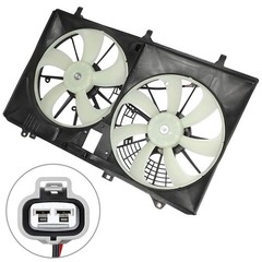 Dual Radiator Condenser Fan 163610P180 RX350 10-16 Sienna 11-17