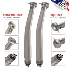 Dental Fiber Optic LED E-generator Handpiece Big/Standard Head 2/4H UDM