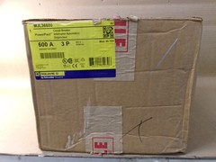 New Square D MJL MJL36600 3 Pole 600 Amp 600V Circuit Breaker NIB