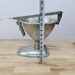 Chicago Metallic 10001 Stainless Steel 5 Quart Manual Cake/Donut Filler