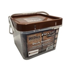 #10 x 3″ Deck Screws | Square Drive | Bugle Head | Brown Ruspert | 2000pcs