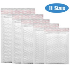 25/50/100Pc Any Size Bubble Lined Padded Envelopes Poly Mailers Self-Sealing