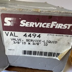 Service First VAL 4494 Liquid Line Service Valve 3/8” x 3/8” HVAC Refrigeration