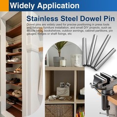 M3 x 30mm Stainless Steel Dowel Pins 50PCS Precision Alignment Pins 3mm