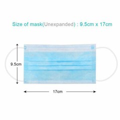 Disposable Non-Medical 3-Ply Face Masks 50 Pack