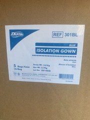 Blue Disposable Isolation Gowns (301BL)
