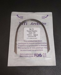 Dental Orthodontic Super Elastic Wire Niti Round Arch Wires Natural Form