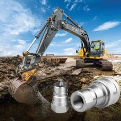 1/4″ Npt Iso 7241-B Hydraulic Quick Connect Couplers/couplings W/dust