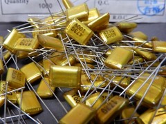 ECI Polyester Film Capacitors .047uf 100V Quantity 100 NOS