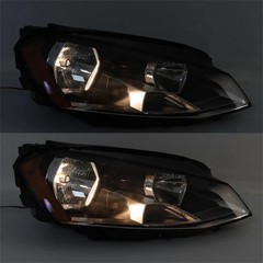 Right Passenger Headlight for Golf 2015-2017 Halogen Clear Lens VW2503160