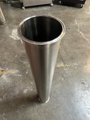 USED – 6″ x 48″ Sanitary Extract Tri-Clamp Spool / Column Stainless Steel 304