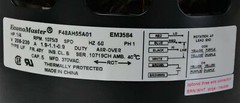Air Handler Furnace HVAC Blower Motor 3584 1/4 HP 1075/3 RPM 230V 48 Frame
