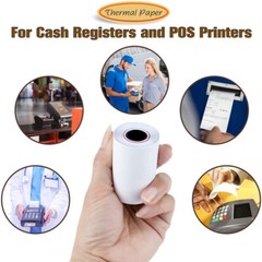 2 1/4 “x 50 feet 100 Rolls Cash Register Credit Card POS Receipt Thermal Paper