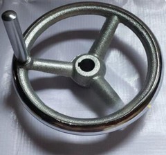 Lathe Bakelite Three-wheel Handwheel Cast Iron Chrome Metal Handwheel MillingCNC