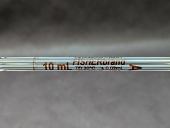 FISHERBRAND Glass Class A 0.5-40mL Bulb Volumetric Reusable Pipette Pipet 13-650