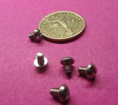 Round Head Slotted Machine Screw 18-8 Stainless Steel, 6-32 x 3/16″ L 300 Pcs