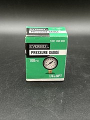 EVERBILT 100 PSI PRESSURE GAUGE WITH 1/4 INCH NPT LOWER CONNECTION