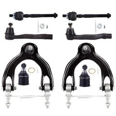 8Pcs Front Upper Control Arm Lower Ball Joint Tie Rod Kit Acura Integra 94-01
