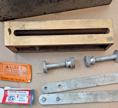 ALLPAX BRASS EXTENSION GASKET CUTTER W/ ACCESSORIES AND BOX