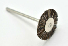 Pack of 12 – 7/8″ Medium Bristle 3/32″ Mandrel Jewelry Polish Rotary Brushes