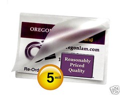 Hot Laminating Pouches for Prayer Cards [50/pk] 5 Mil 2-3/4 x 4-1/2, 2.75 x 4.5