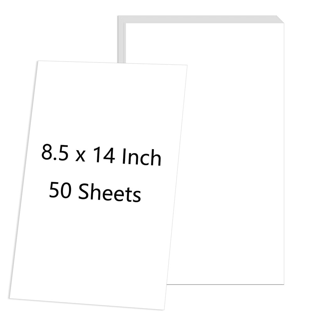 8.5×14 Legal Blank Paper, 28 lb Heavyweight Multipurpose Printer Paper, 50 Sh…
