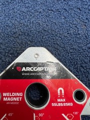 ARCCAPTAIN Welding Magnet 55LBS/25KG AR-MG002, 45° 90° 135°