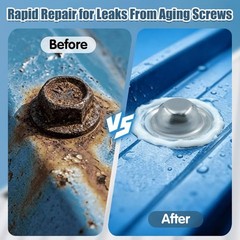 100Pcs Metal Screw Roof Caps Screw Covers for Protecting Screw Heads Easy to