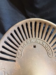 #28 CAST IRON Tractor Implement Seat WALTER A WOOD Hoosick Falls New York USA