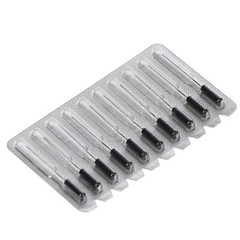 House Brand Dentistry 400606 Barbed Broaches #6 Coarse 25mm Black Sterile 10/Pk