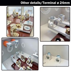 400A Generator Transfer Switch 96000W high-Power Double-Throw Safety 120V/240V