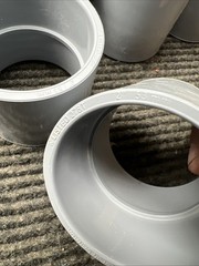 Lot of 10 2″ PVC Conduit Couplings Kraloy CP20 6141628