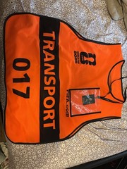 FIFA World Cup 2026 Transport Orange/Black Safety Vest ” with laynard & fan ID