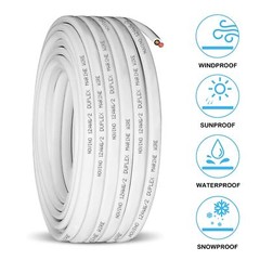 12 Gauge Marine Wire 12 AWG Duplex Marine Grade Wir,50ft Tinned Copper Boat E…