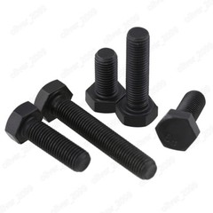 Fine Thread Black 8.8 Steel Hexagon Bolts Hex Head Screws M8 M10 M12