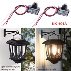 2 X Photoelectric Photocell Dusk to Dawn Button Flush Mount Photo Control Switch