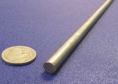 316/316L Stainless Steel Rod, 5/16″ Diameter (+/-.003″) x 3 Foot Length