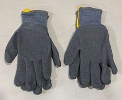 2x Firm Grip Tough Working Gloves – General Purpose Latex Coated – X-Large