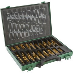 T33687 M2 HSS Bulk TiN-Coated Drill Bit Set, 170-Pc.
