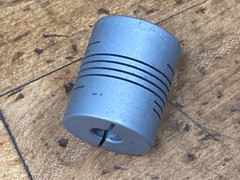 HELI-CAL FLEXIBLE SHAFT COUPLER, 1/4″ X 1/4″ SHAFT DIAMETER, 3/4″ OD, SPIRAL CUT