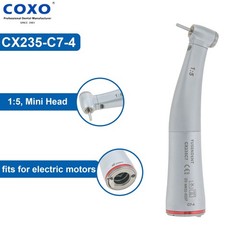 COXO CX235C7 Mini Head Speed Increasing Electric Handpiece 1:5 Contra Angle C7-4