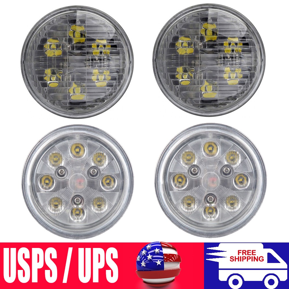 4x LED Work Light Coversion Bulb Kit For John Deere Tractor 4030 4230 4430 4630+