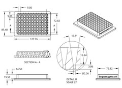 Cold block for 96-well platesCold block for 96-well plates