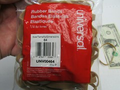 10 POUNDS Large Heavy Duty Rubber Bands 1/4″ x 3-1/2″ x 12.5″ Stretched UNV00464
