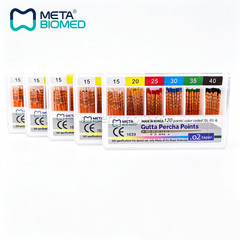 META GUTTA PERCHA POINTS .04 SPECIAL TAPER #15-40 COLOR CODED 60/BOX DENTAL