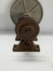 Vintage FRANTOM Belt Driven Polishing Grinder Arbor 8” Buffing Wheel