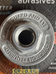 2 NOS Weldcote Abrasives Right Angle Grinder Wheels A-46-S-BF Type 27