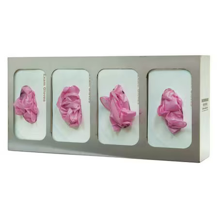 Bowman Dispensers Gs-124 Glove Dispenser, Stainless Steel, Holds (4) Boxes